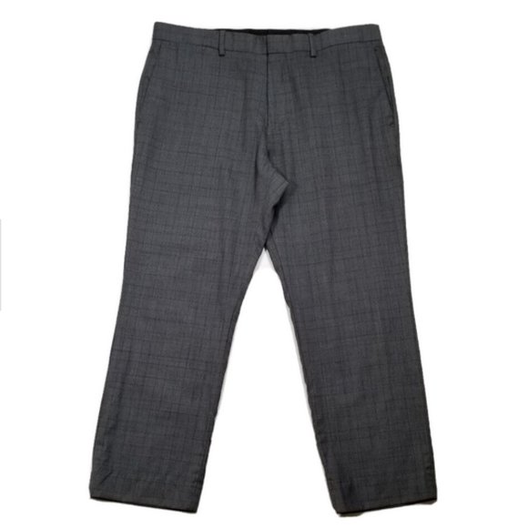 Theory Other - THEORY Jake W U_ Steep Twill Plaid Wool Dress Pants 5619E1M